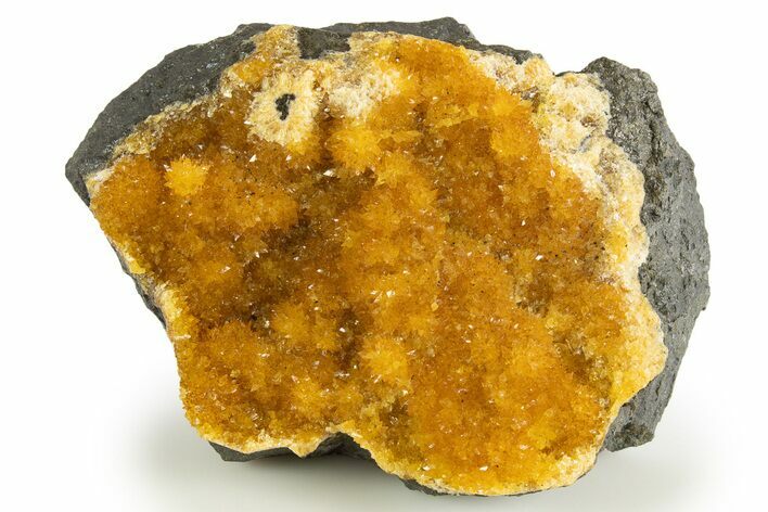 Intense Orange Calcite Crystal Cluster - Poland #331937